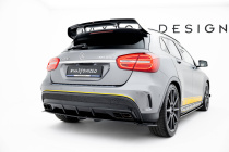 Mercedes GLA 45 AMG SUV 2014-2017 Bakre Splitter (Med Splitters) V.1 Maxton Design